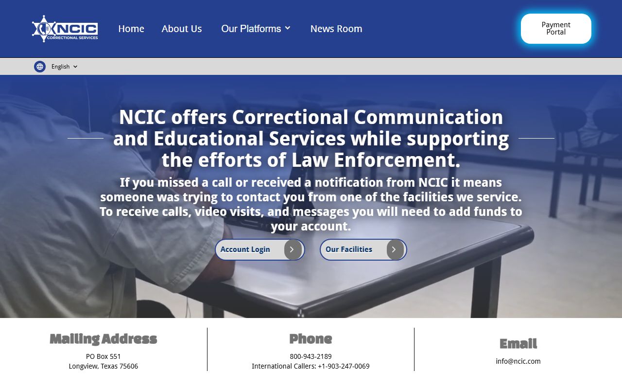 NCIC inmate communication service linked for the Pittsburg County jail