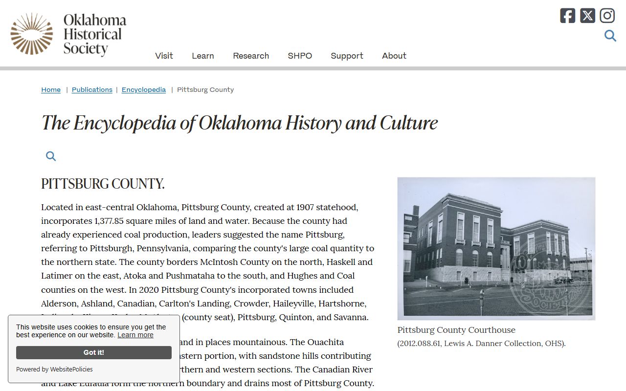 Pittsburg County marriage records research and historical court documents
